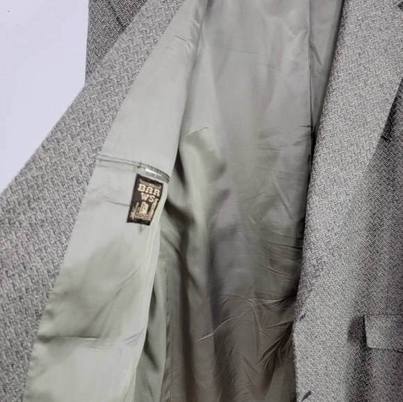 Vintage Bar WS Western Silk Wool Tweed Sport Coat Size 52L USA Made - Picture 10 of 16